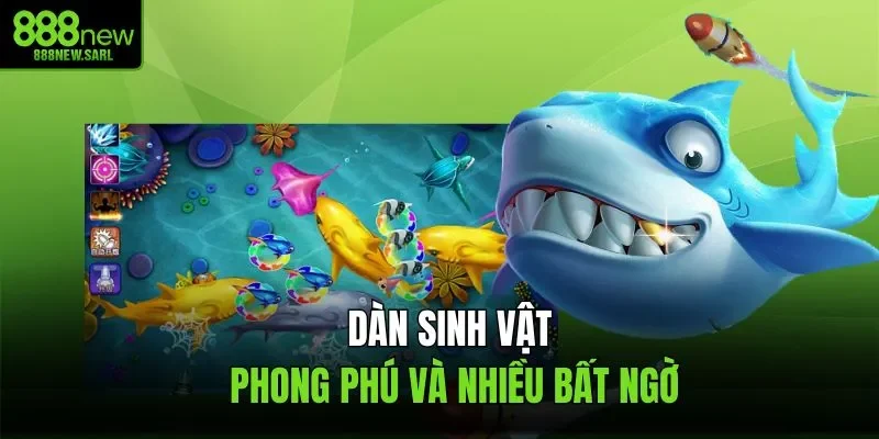Dàn sinh vật phong phú và nhiều bất ngờ